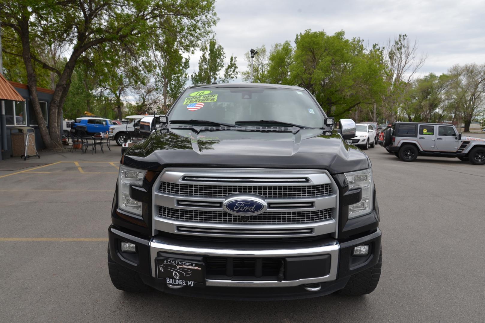 2016 Black /Brown leather Ford F-150 Platinum SuperCrew 5.5-ft. Bed 4WD (1FTEW1EG3GF) with an 3.5L V6 TURBO engine, 6A transmission, located at 4562 State Avenue, Billings, MT, 59101, (406) 896-9833, 45.769516, -108.526772 - 2016 Ford F-150 Platinum SuperCrew 5.5-ft. Bed 4WD - All the options! 3.5L V6 Ecoboost Twin Turbo Engine - 6 speed automatic transmission - 4WD - 126,799 miles - Inspected and serviced - copy of inspection and work performed as well as a full vehicle history report provided Platinum Edition - - Photo#4